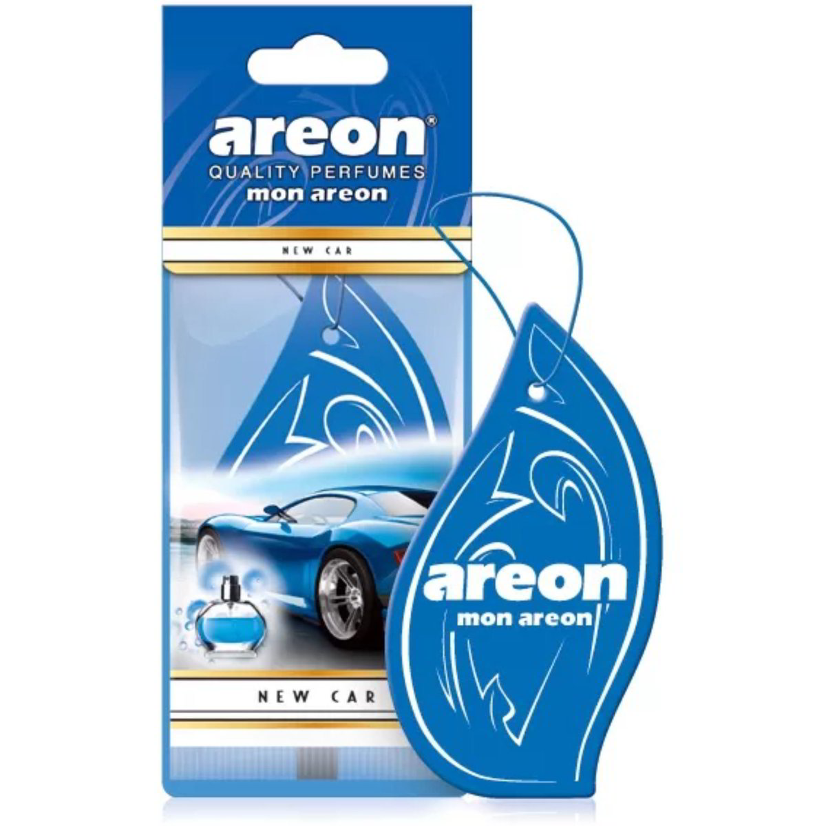 Areon Mon Deodorante Per Auto A Forma Di Goccia, Profumo Elegante, 10 Pezzi, Freschezza E Purezza, Controllo Intensità, Prodotto UE - 2